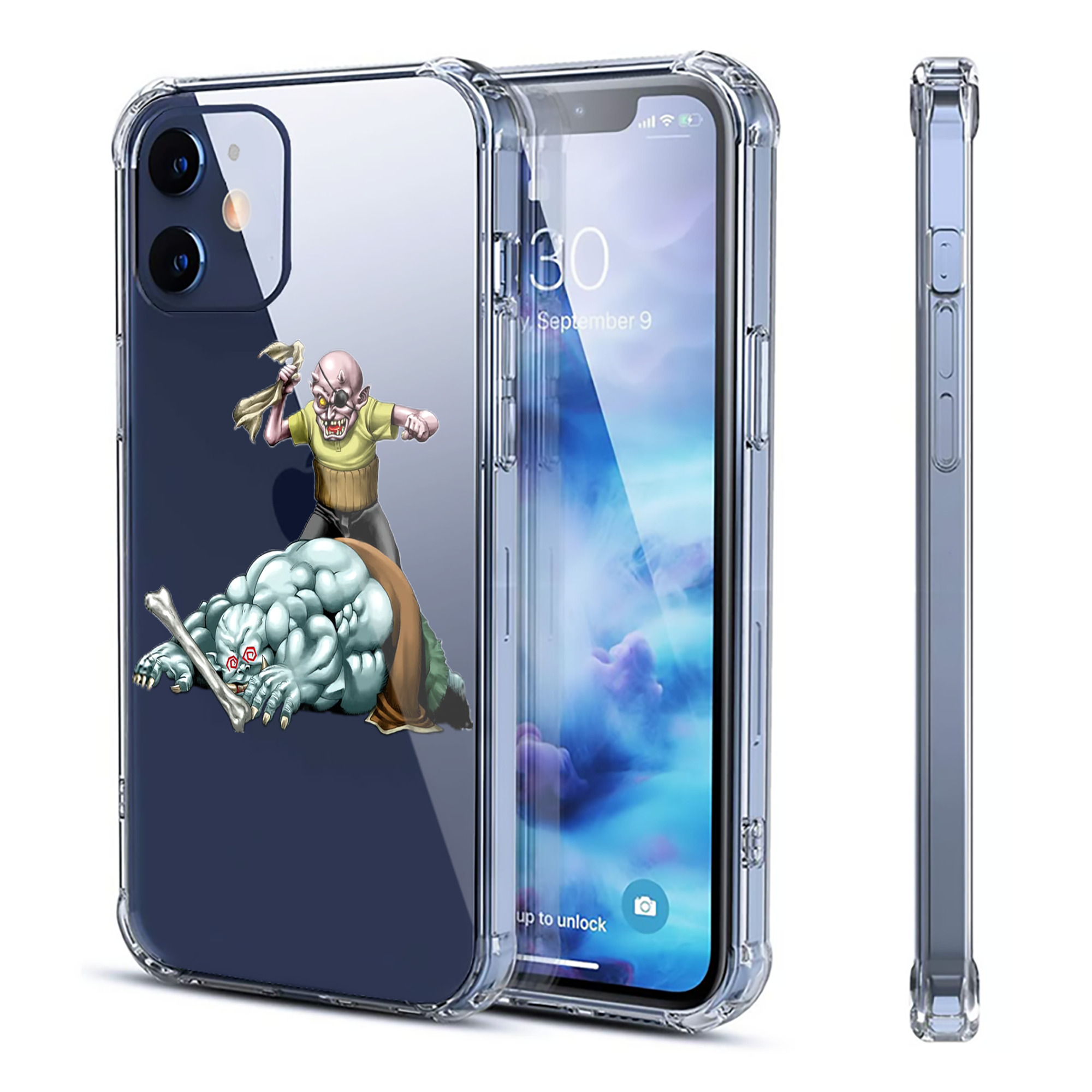 （画像用） 遊☆戯☆王 Yu-Gi-Oh! 【iPhone 12シリーズ対応】透明スマホケース（クリアソフトケース）